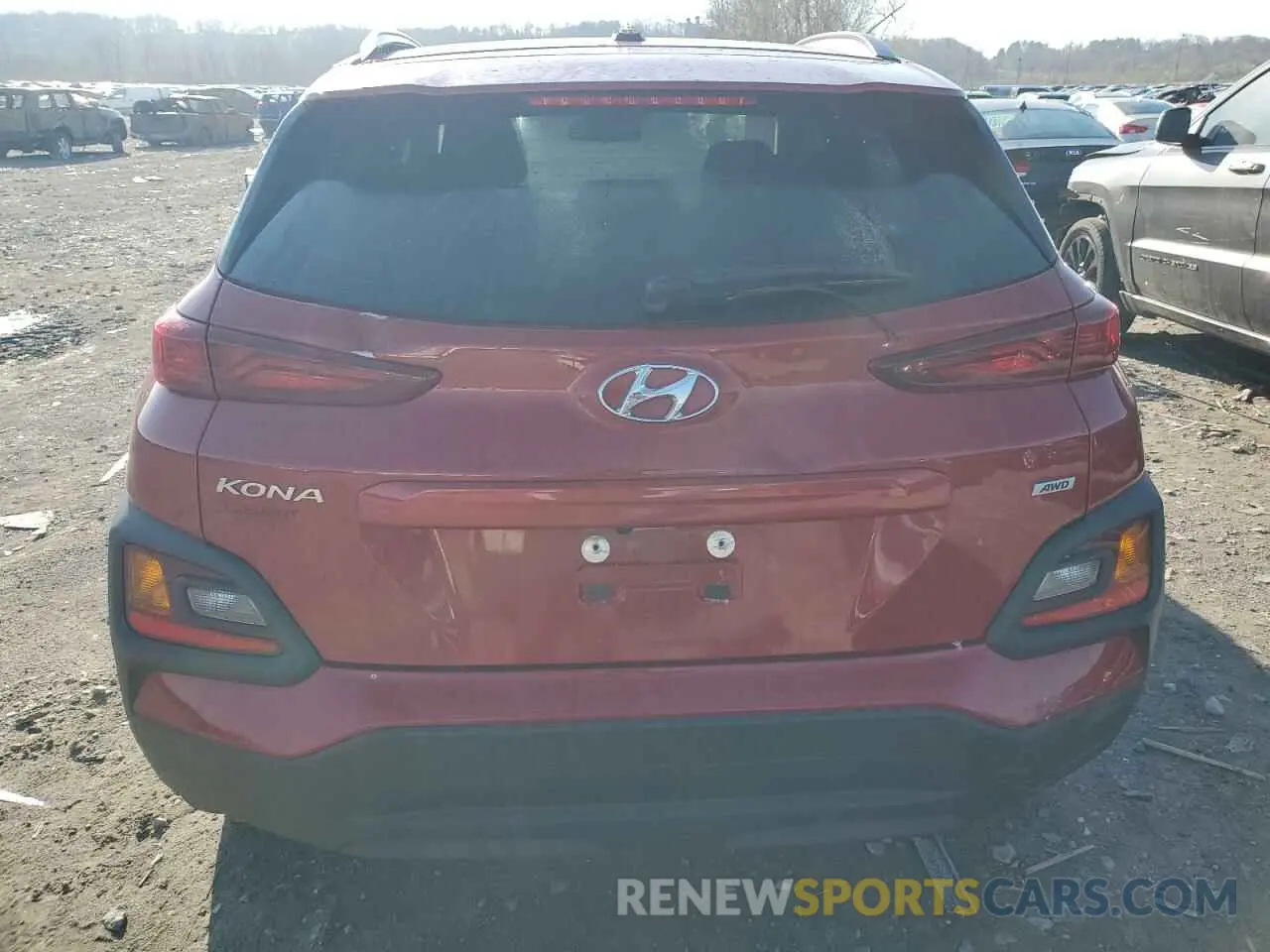 6 Фотография поврежденного автомобиля KM8K2CAA7MU649753 HYUNDAI KONA 2021