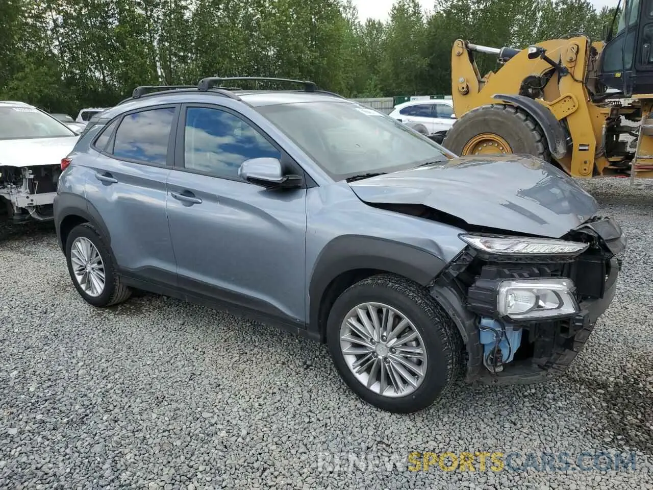 4 Photograph of a damaged car KM8K2CAA9MU605155 HYUNDAI KONA 2021
