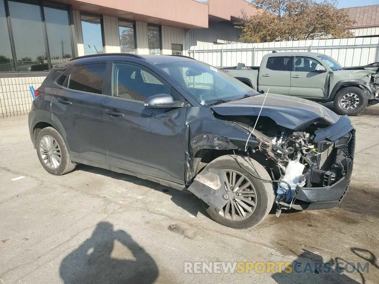 4 Фотография поврежденного автомобиля KM8K2CAA9MU616348 HYUNDAI KONA 2021