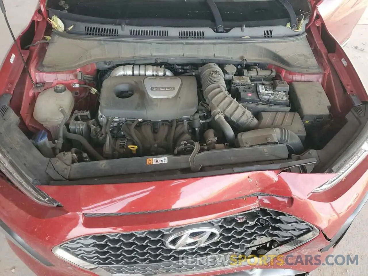 11 Photograph of a damaged car KM8K33A57MU679321 HYUNDAI KONA 2021