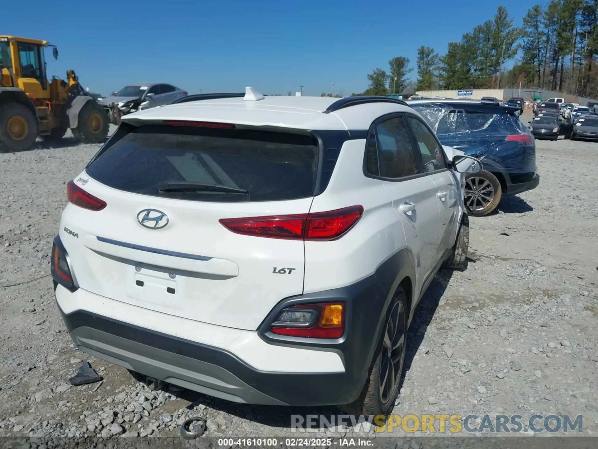 4 Photograph of a damaged car KM8K33A59MU731645 HYUNDAI KONA 2021