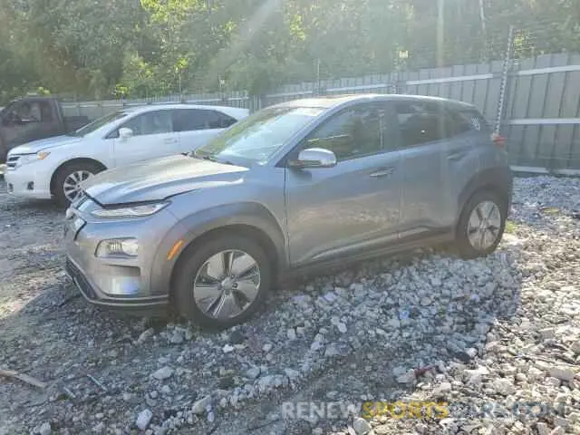 1 Photograph of a damaged car KM8K33AG1MU115648 HYUNDAI KONA 2021