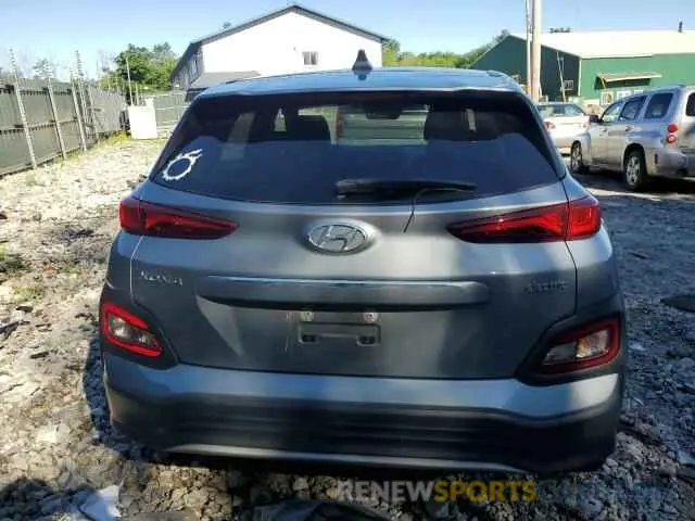 6 Photograph of a damaged car KM8K33AG1MU115648 HYUNDAI KONA 2021