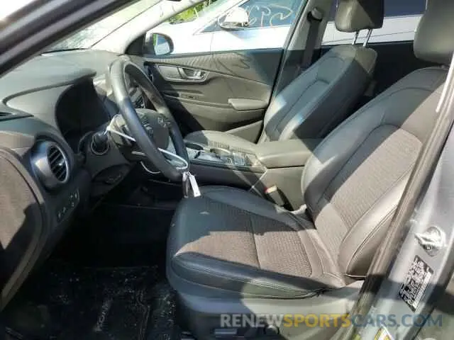 7 Photograph of a damaged car KM8K33AG1MU115648 HYUNDAI KONA 2021