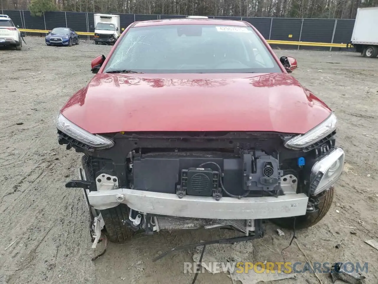 5 Photograph of a damaged car KM8K33AG7MU103164 HYUNDAI KONA 2021