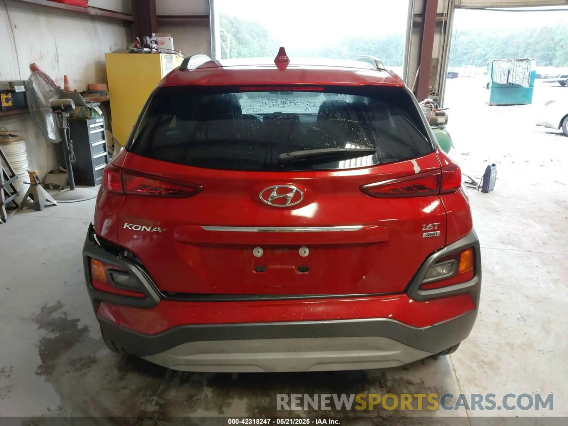 16 Photograph of a damaged car KM8K3CA51MU671506 HYUNDAI KONA 2021