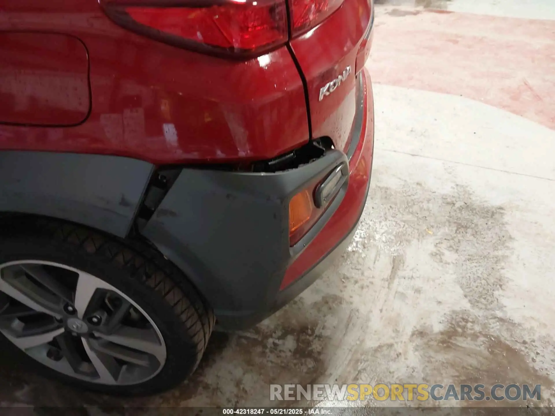 6 Photograph of a damaged car KM8K3CA51MU671506 HYUNDAI KONA 2021