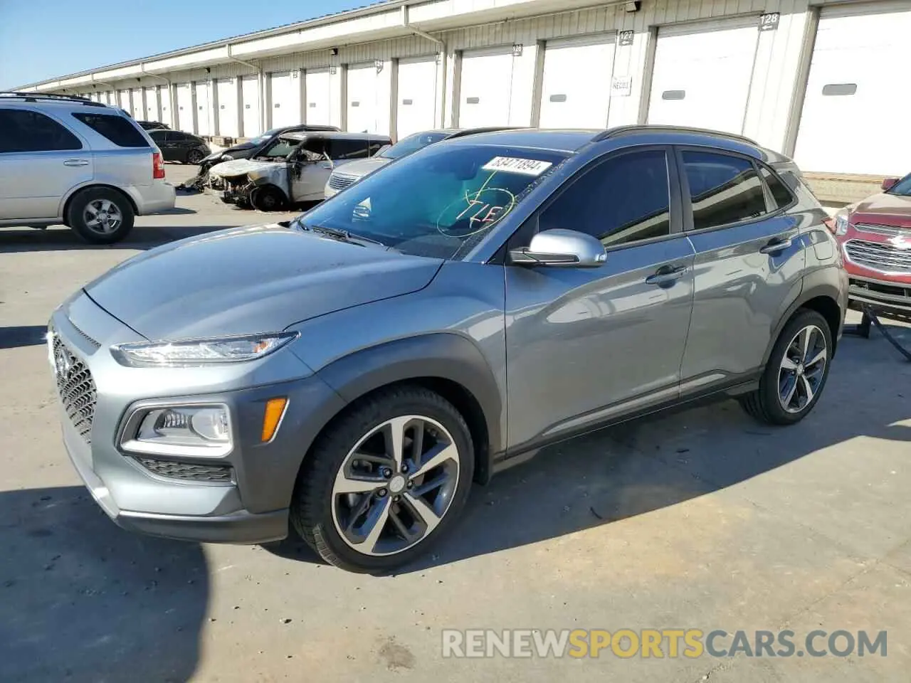 1 Photograph of a damaged car KM8K3CA53MU622629 HYUNDAI KONA 2021