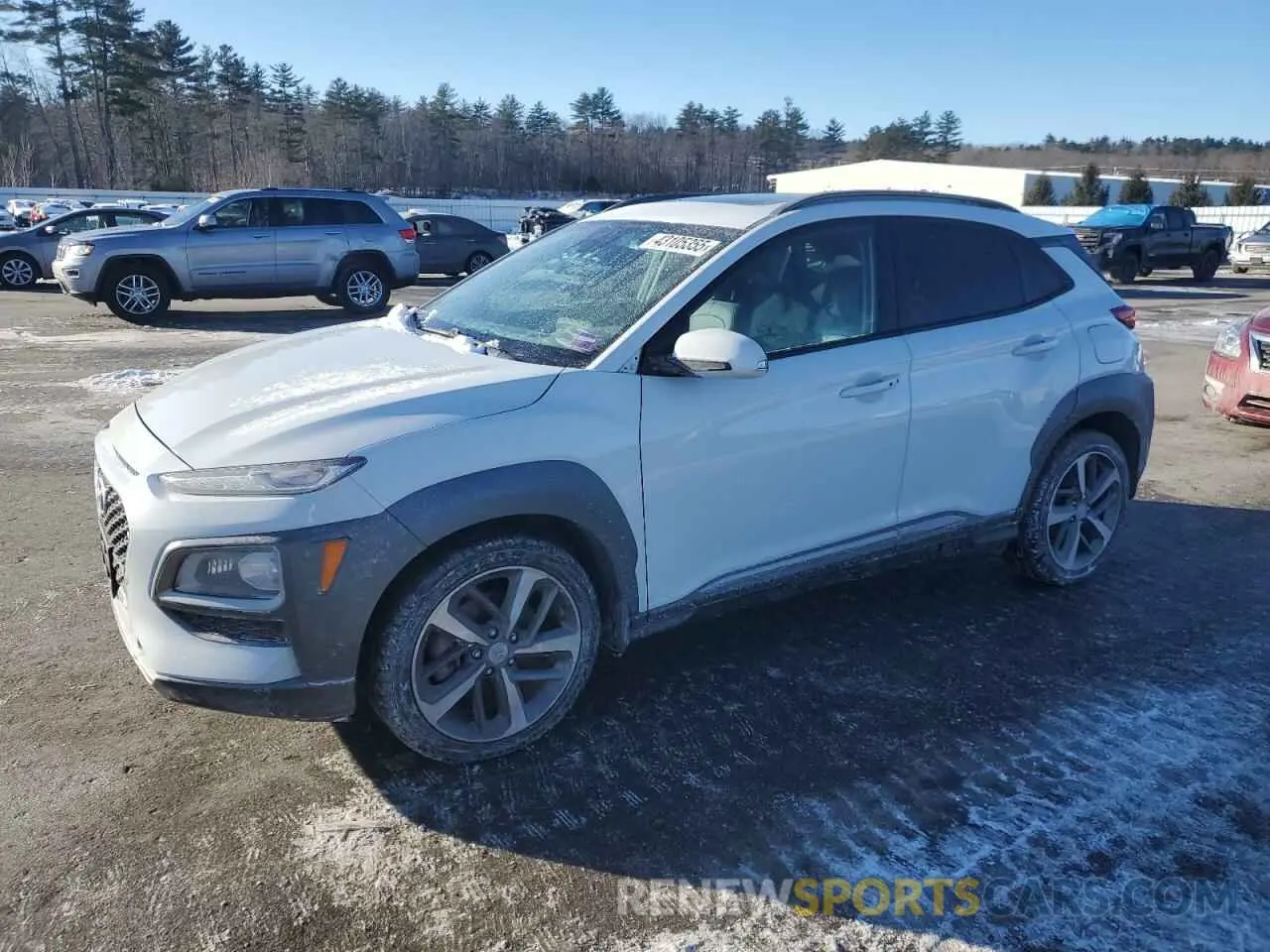 1 Photograph of a damaged car KM8K3CA57MU657190 HYUNDAI KONA 2021