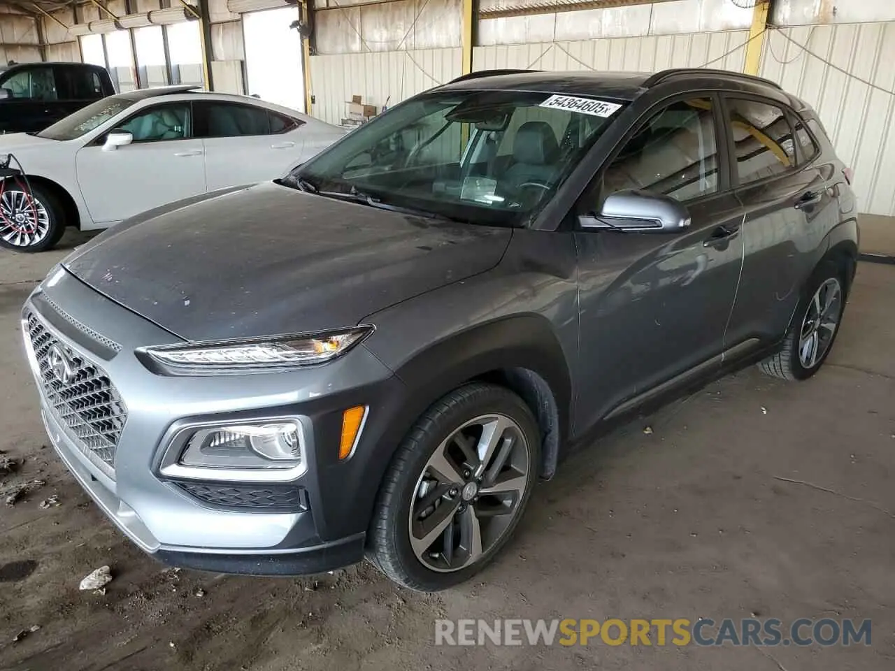 1 Photograph of a damaged car KM8K53A55MU617622 HYUNDAI KONA 2021