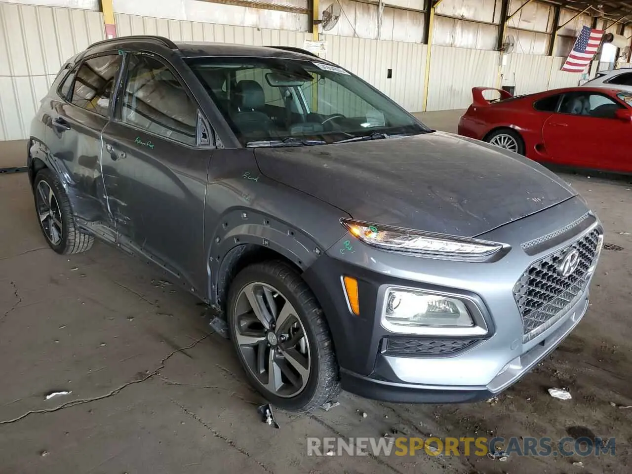 4 Photograph of a damaged car KM8K53A55MU617622 HYUNDAI KONA 2021