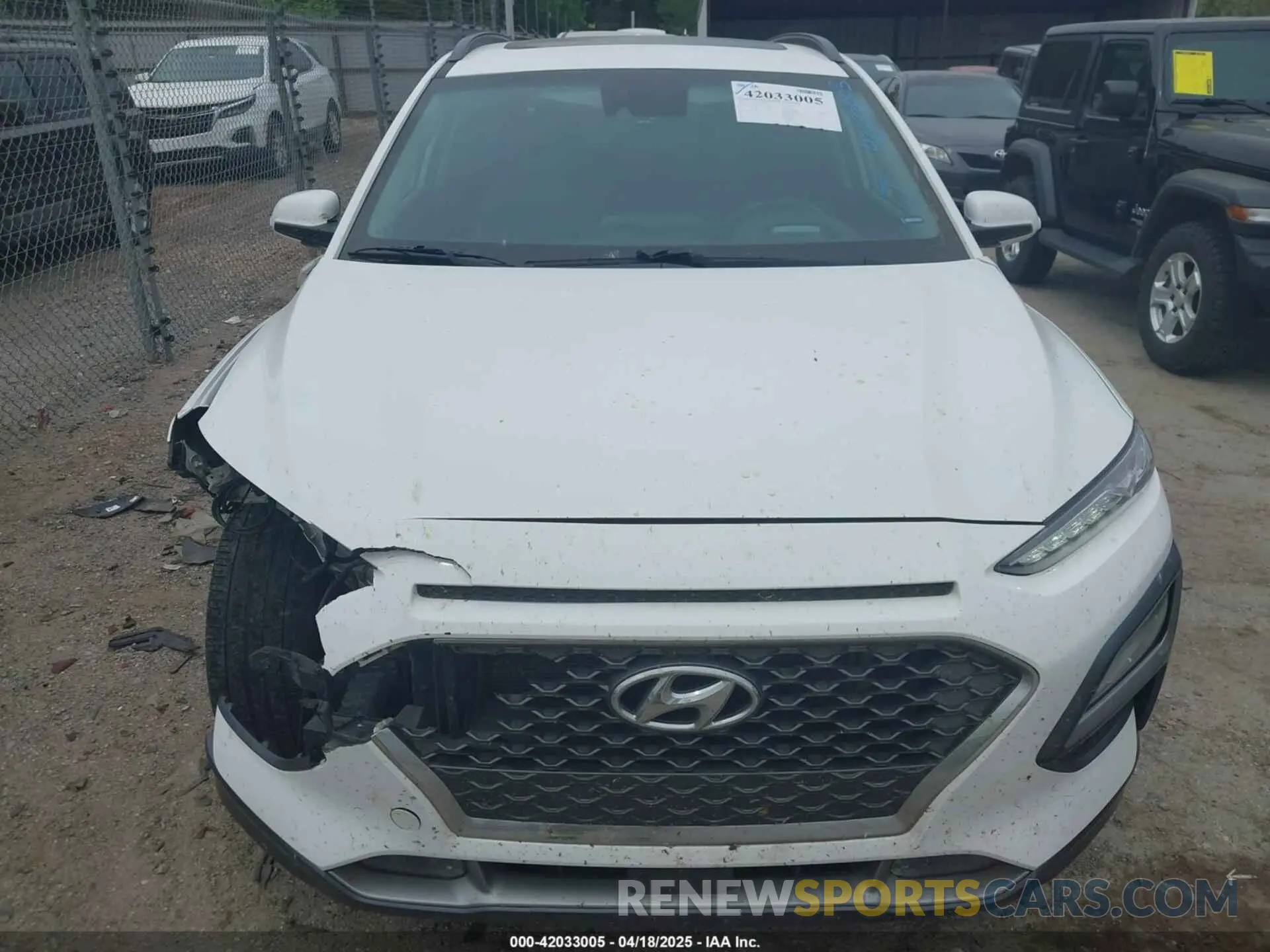 12 Photograph of a damaged car KM8K53A57MU715874 HYUNDAI KONA 2021