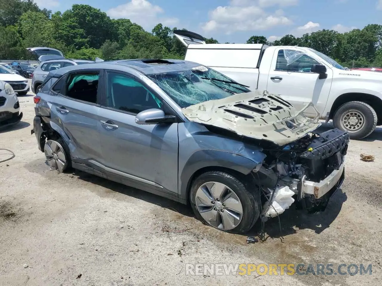 4 Фотография поврежденного автомобиля KM8K53AG4MU125424 HYUNDAI KONA 2021