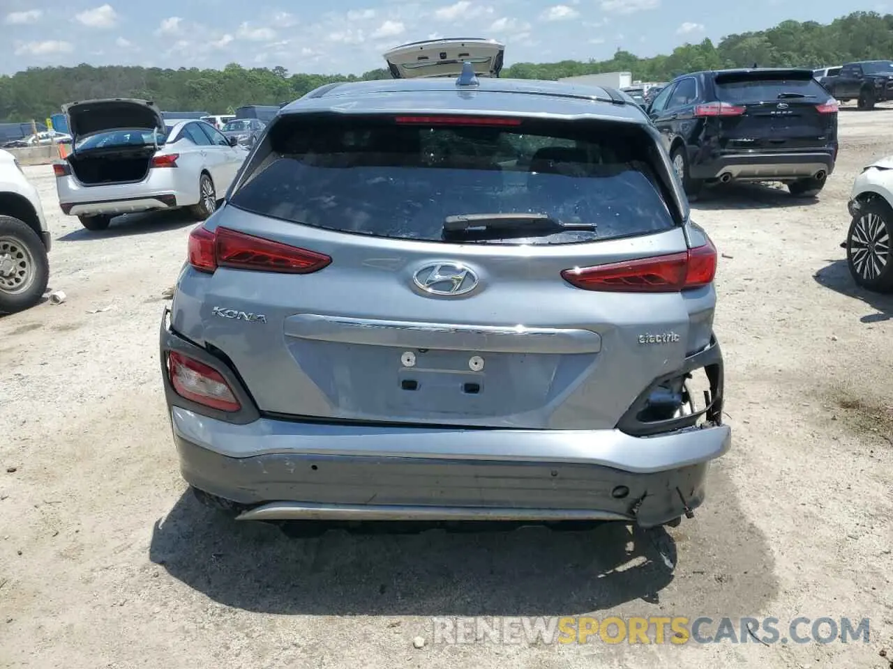 6 Фотография поврежденного автомобиля KM8K53AG4MU125424 HYUNDAI KONA 2021