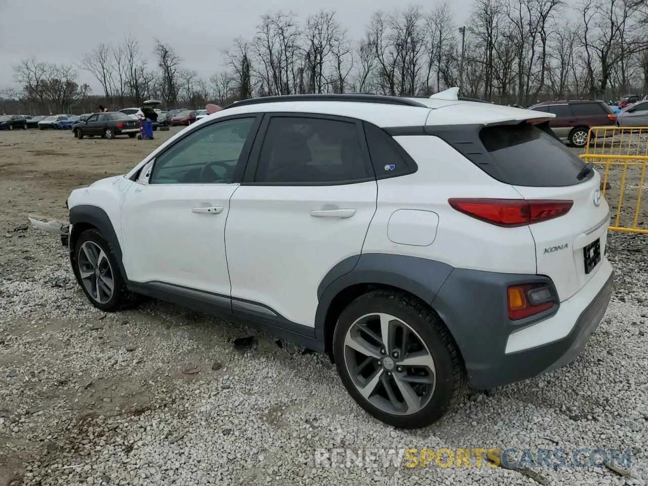 2 Photograph of a damaged car KM8K5CA50MU720575 HYUNDAI KONA 2021