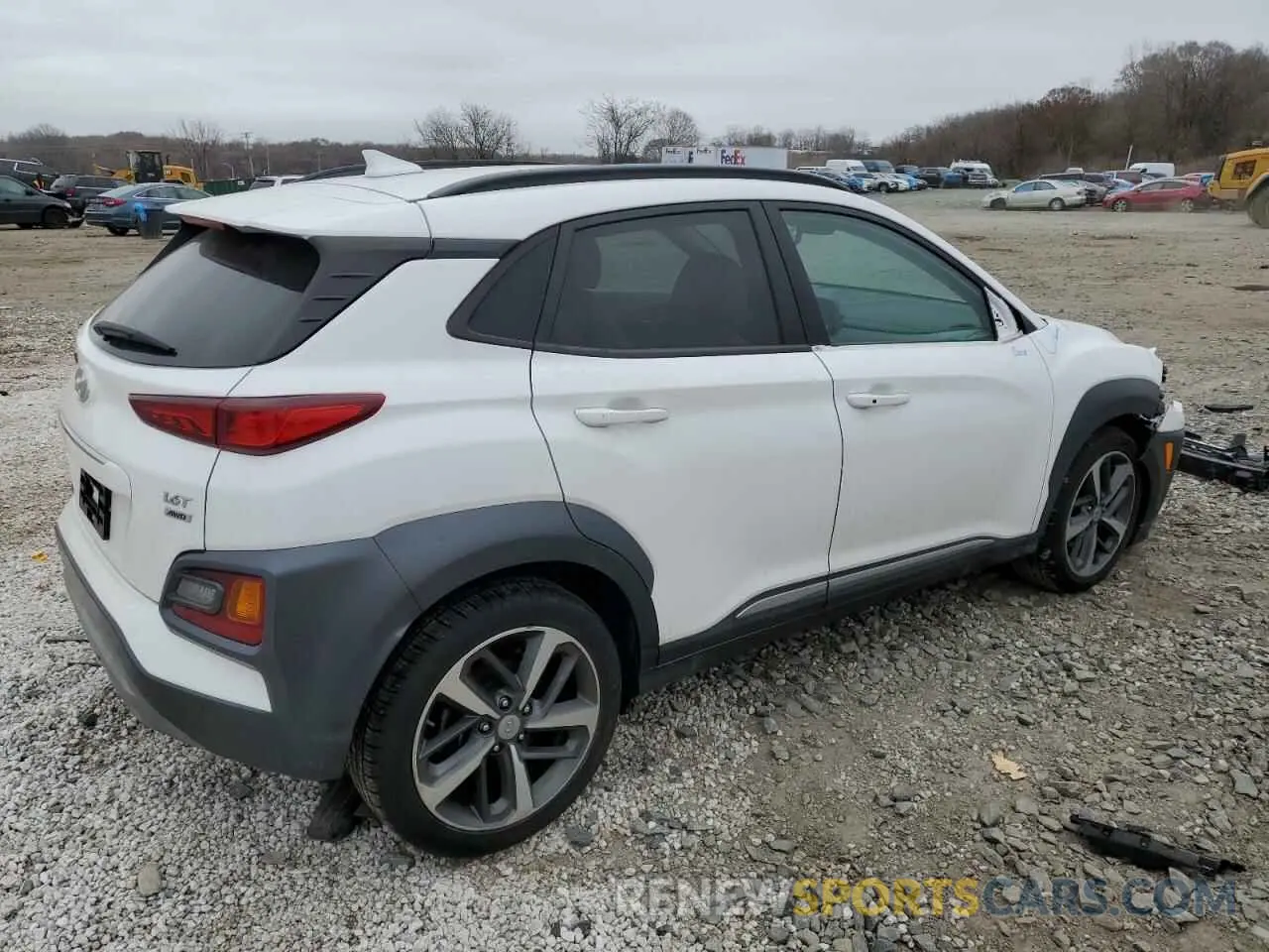 3 Photograph of a damaged car KM8K5CA50MU720575 HYUNDAI KONA 2021