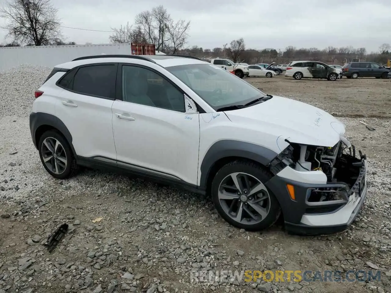 4 Photograph of a damaged car KM8K5CA50MU720575 HYUNDAI KONA 2021