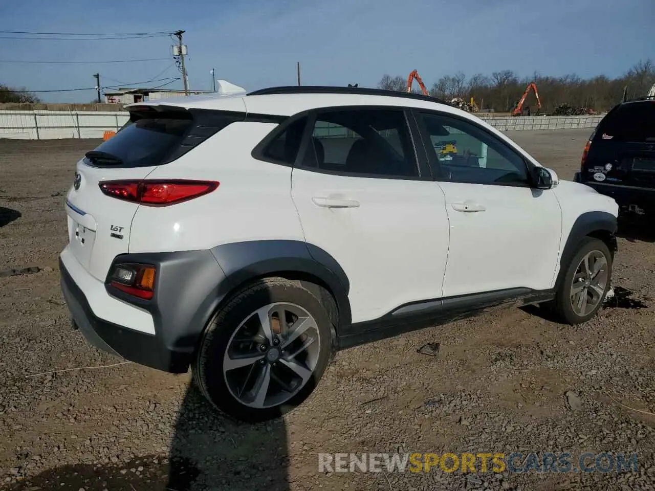 3 Photograph of a damaged car KM8K5CA57MU743691 HYUNDAI KONA 2021