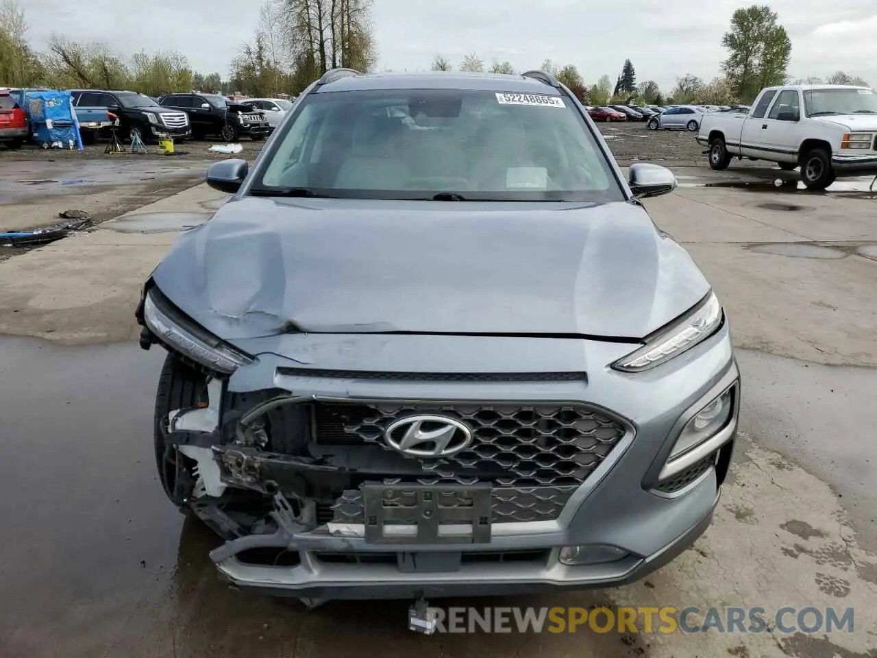 5 Photograph of a damaged car KM8K5CA5XMU665004 HYUNDAI KONA 2021