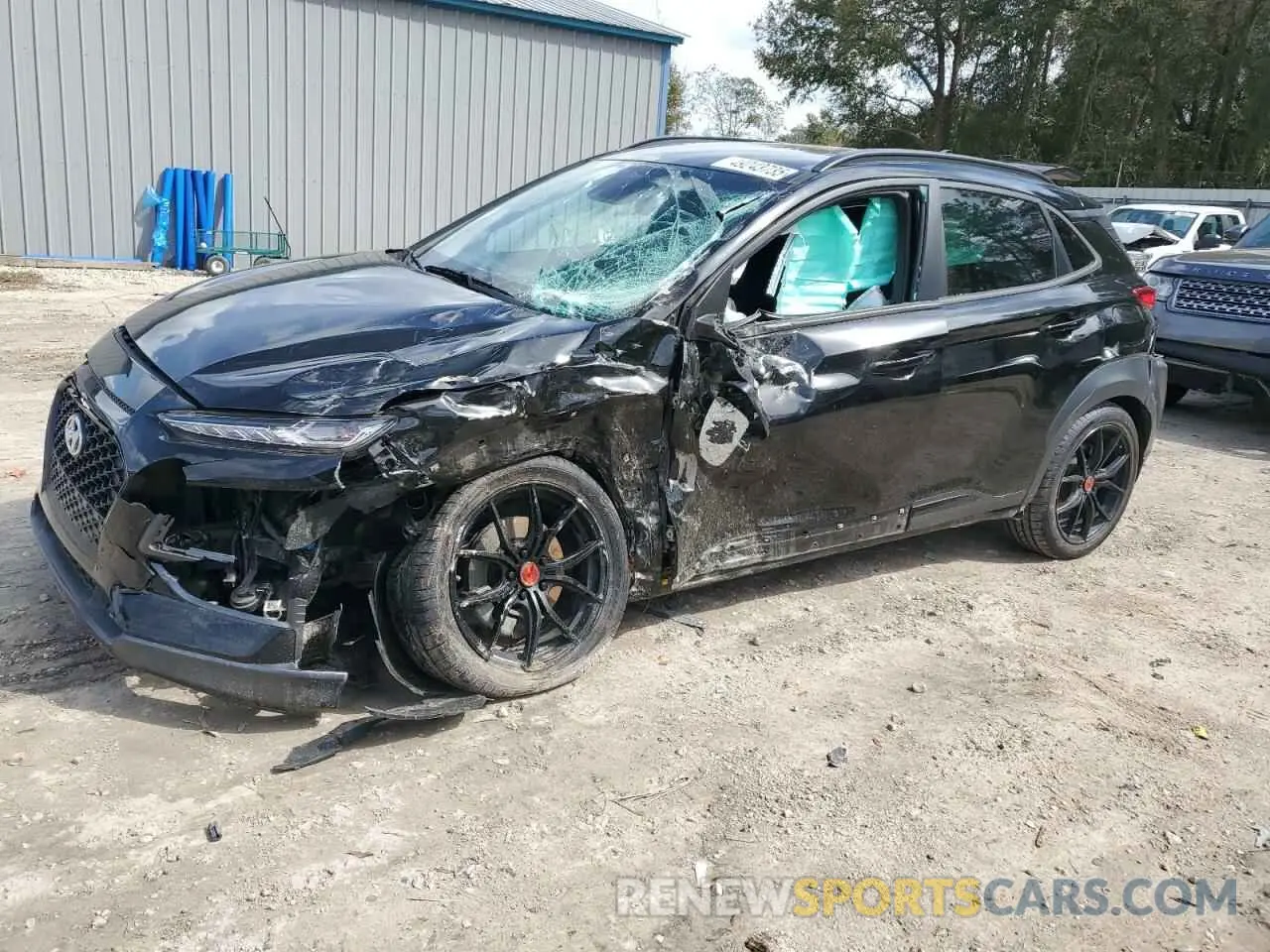 1 Photograph of a damaged car KM8K63A50MU704843 HYUNDAI KONA 2021