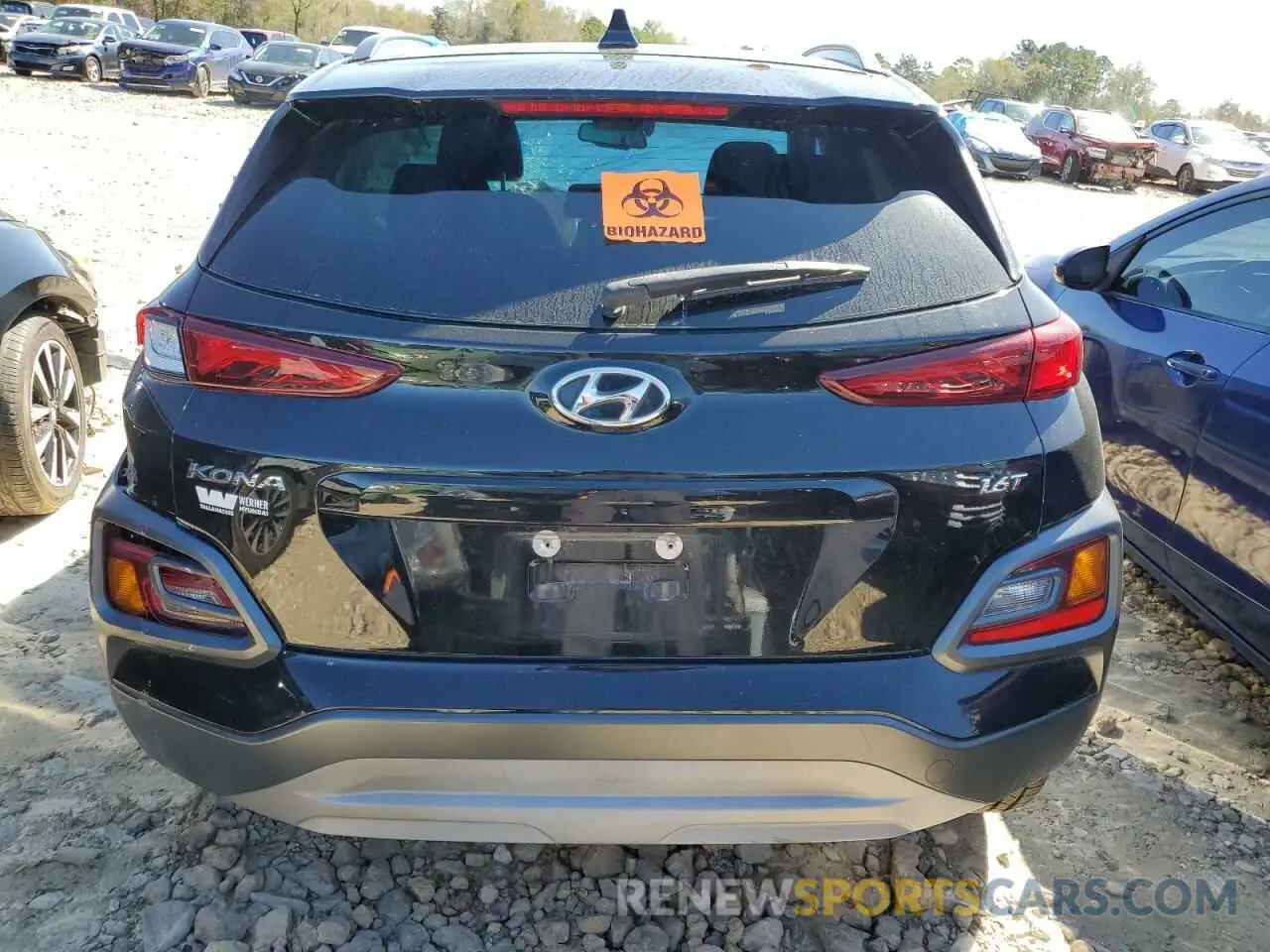 6 Photograph of a damaged car KM8K63A50MU704843 HYUNDAI KONA 2021