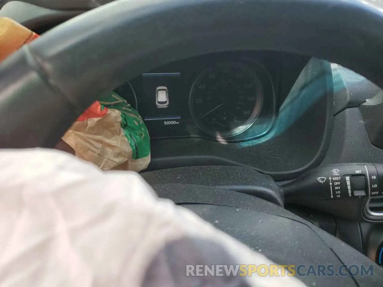 9 Photograph of a damaged car KM8K63A50MU704843 HYUNDAI KONA 2021