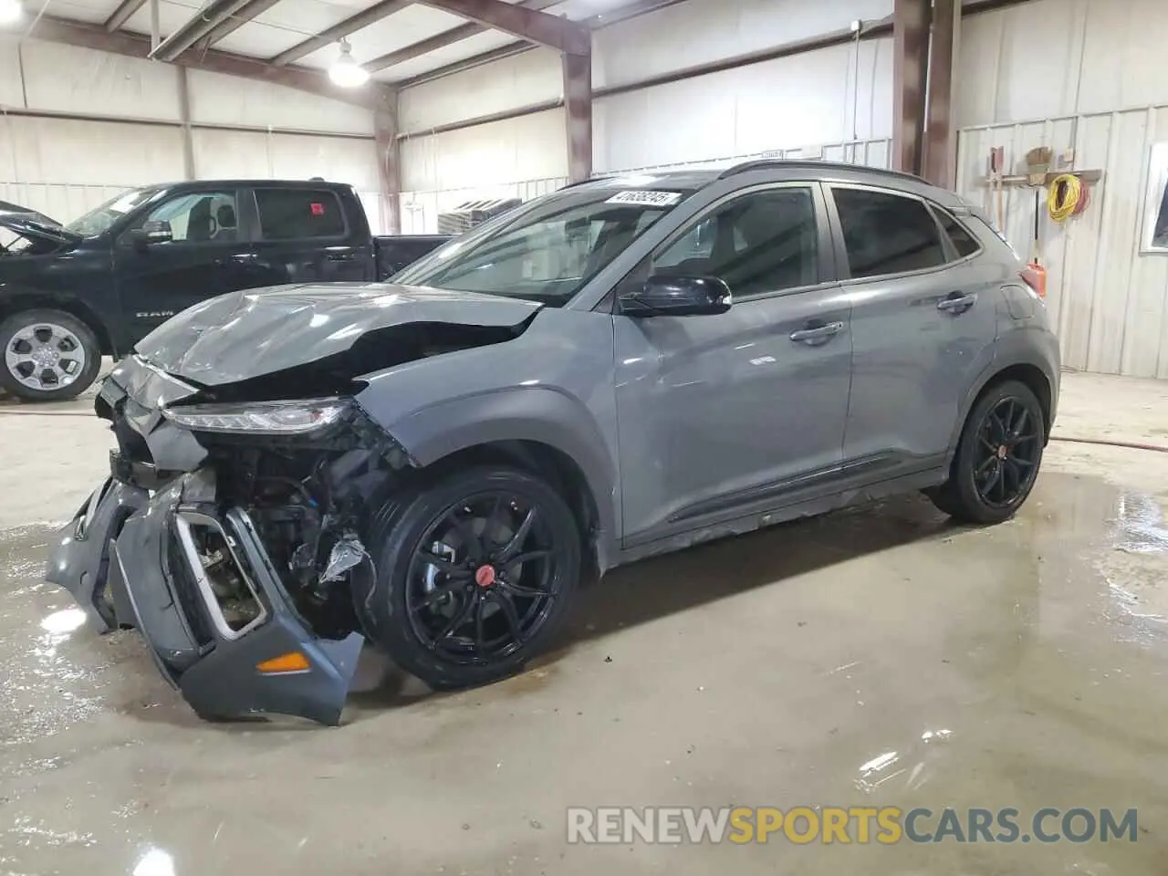 1 Фотография поврежденного автомобиля KM8K63A55MU692012 HYUNDAI KONA 2021
