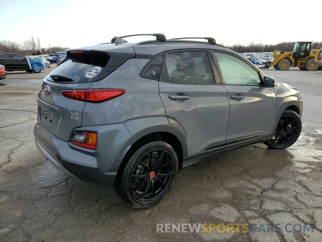 3 Photograph of a damaged car KM8K6CA52MU699063 HYUNDAI KONA 2021
