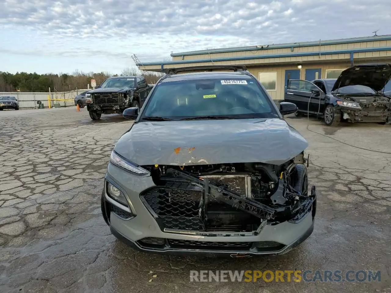 5 Photograph of a damaged car KM8K6CA52MU699063 HYUNDAI KONA 2021