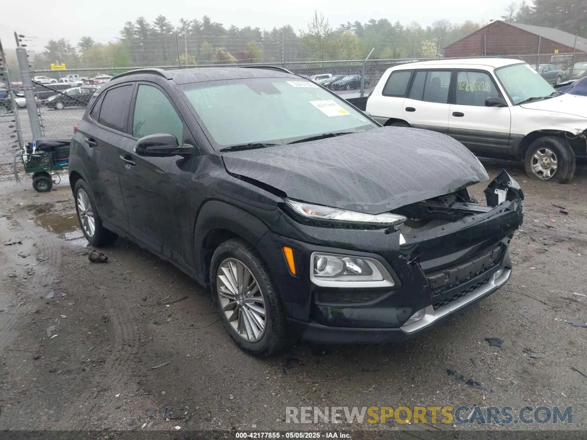 1 Фотография поврежденного автомобиля KM8K6CAA3MU682348 HYUNDAI KONA 2021