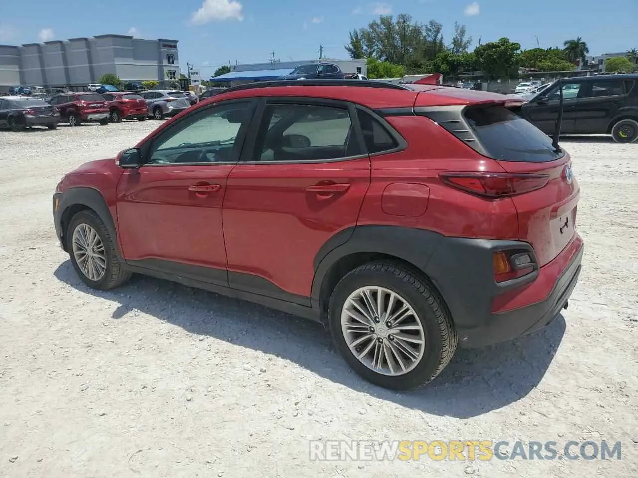 2 Фотография поврежденного автомобиля KM8K6CAA4MU745764 HYUNDAI KONA 2021