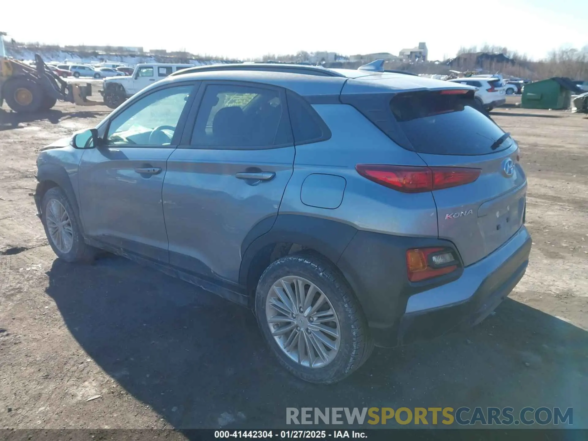 3 Фотография поврежденного автомобиля KM8K6CAA5MU682254 HYUNDAI KONA 2021