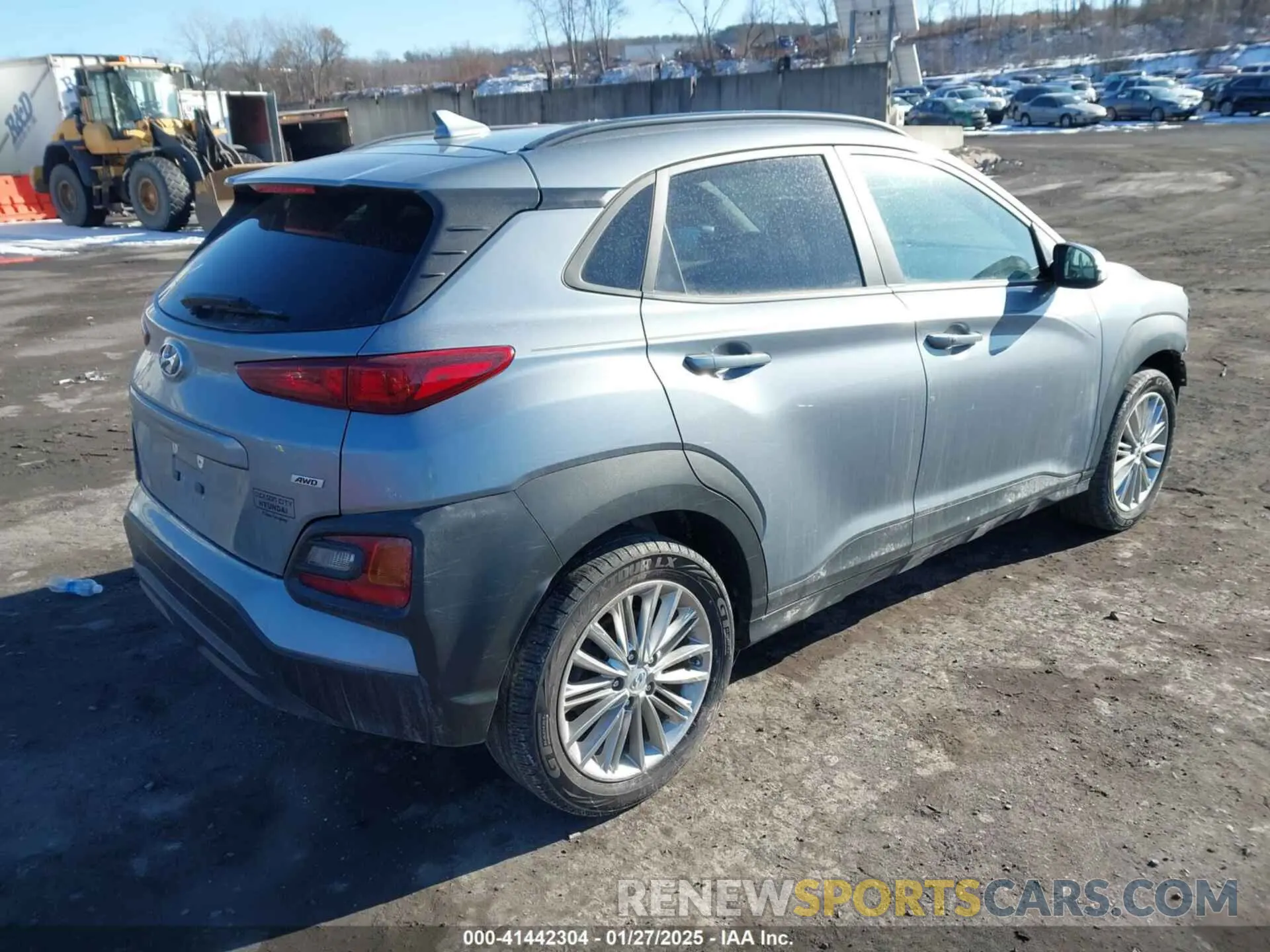 4 Фотография поврежденного автомобиля KM8K6CAA5MU682254 HYUNDAI KONA 2021