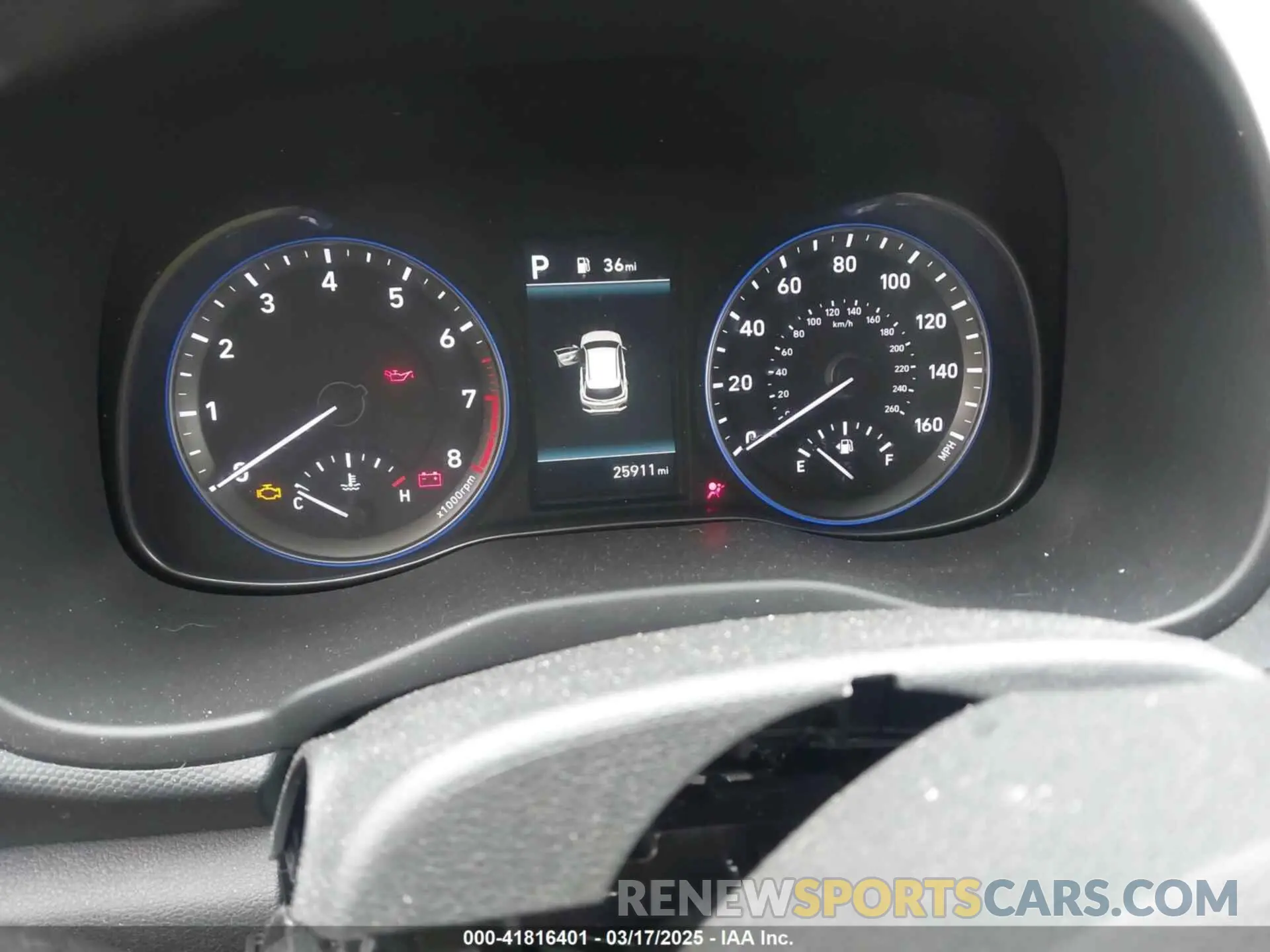 7 Photograph of a damaged car KM8K6CAA8MU600226 HYUNDAI KONA 2021