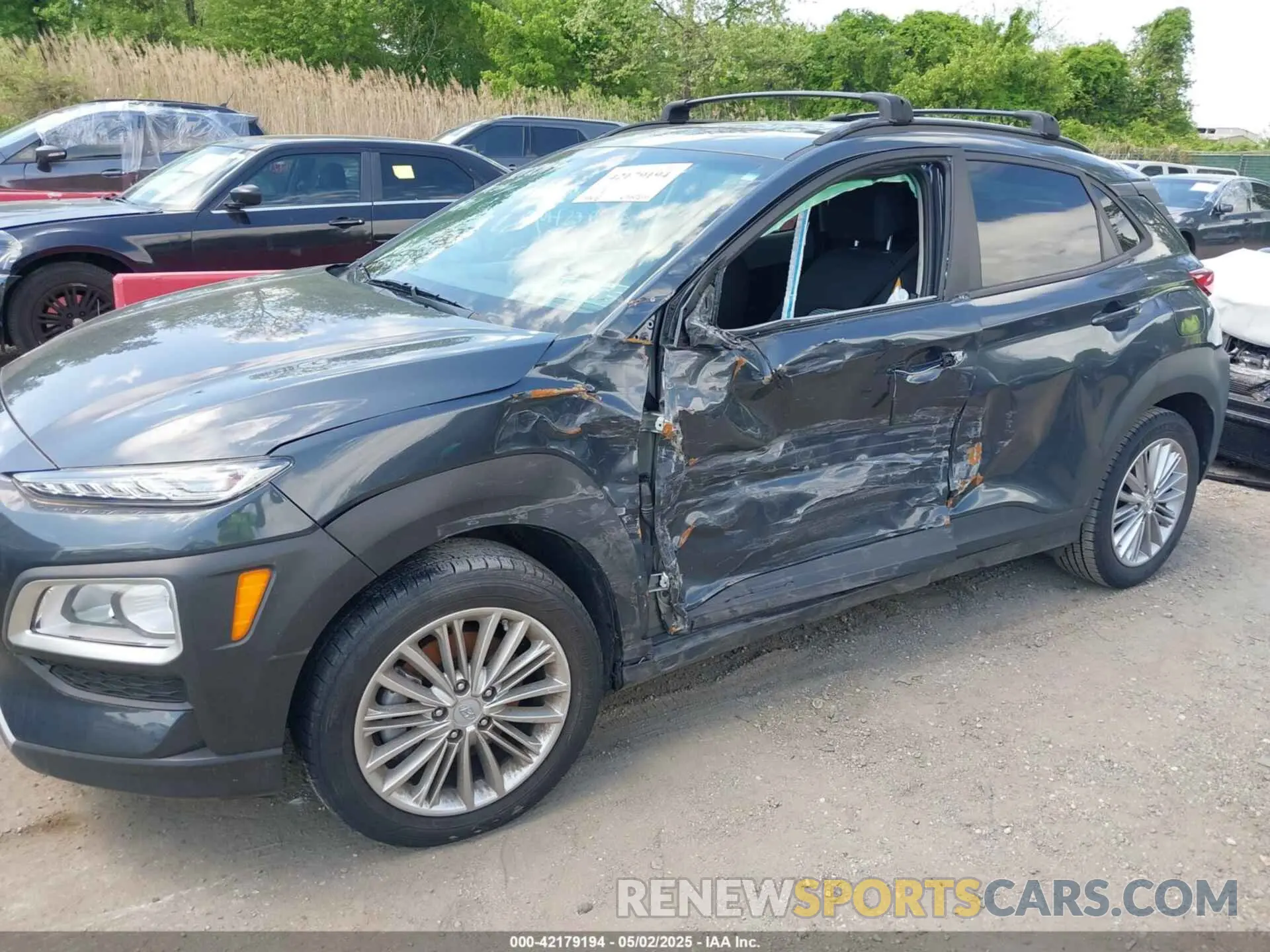 6 Photograph of a damaged car KM8K6CAA9MU676134 HYUNDAI KONA 2021