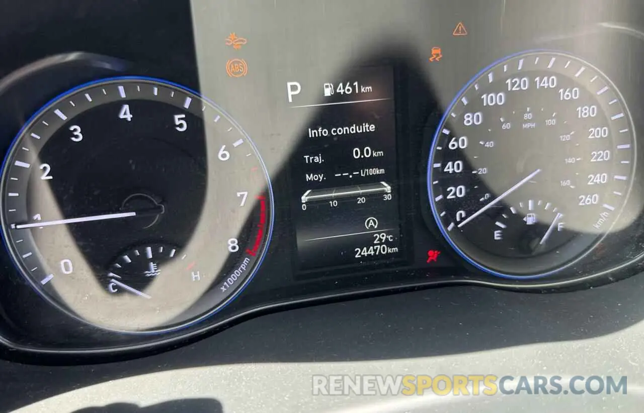 8 Photograph of a damaged car KM8K12AB8NU846180 HYUNDAI KONA 2022