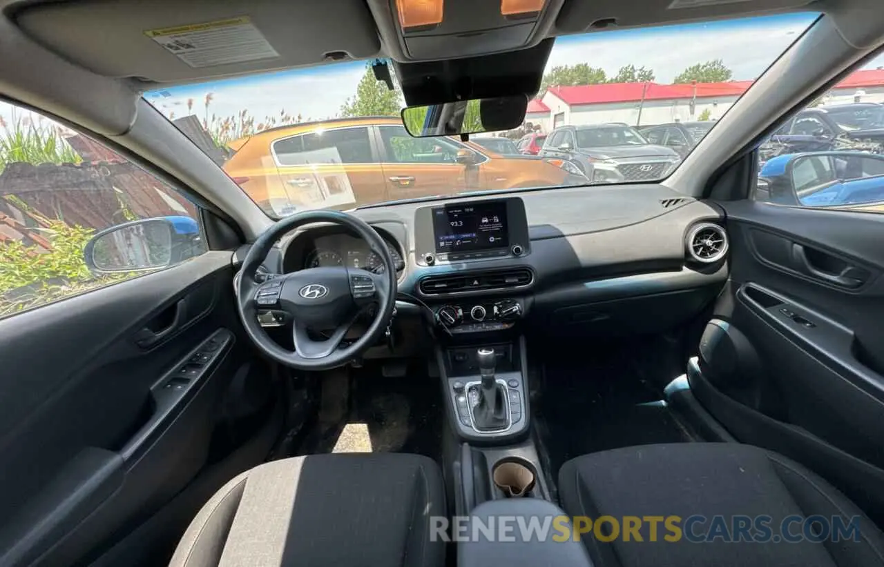 9 Photograph of a damaged car KM8K12AB8NU846180 HYUNDAI KONA 2022