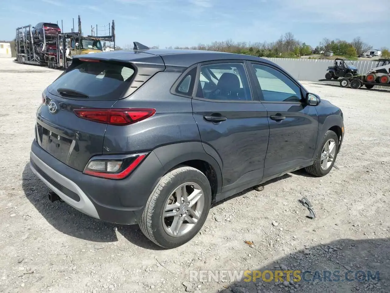 3 Photograph of a damaged car KM8K22AB1NU811851 HYUNDAI KONA 2022