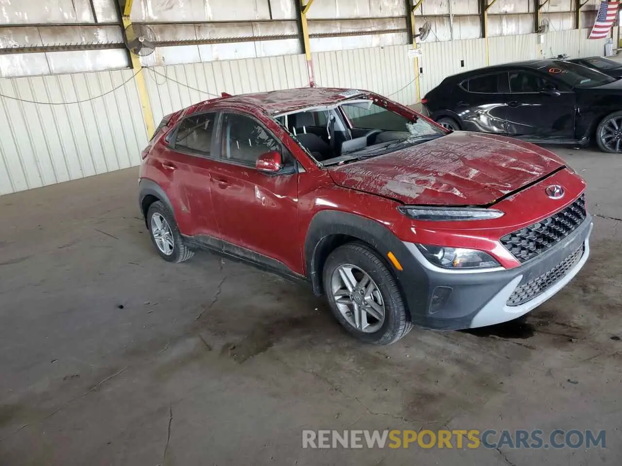 4 Photograph of a damaged car KM8K22AB2NU877731 HYUNDAI KONA 2022