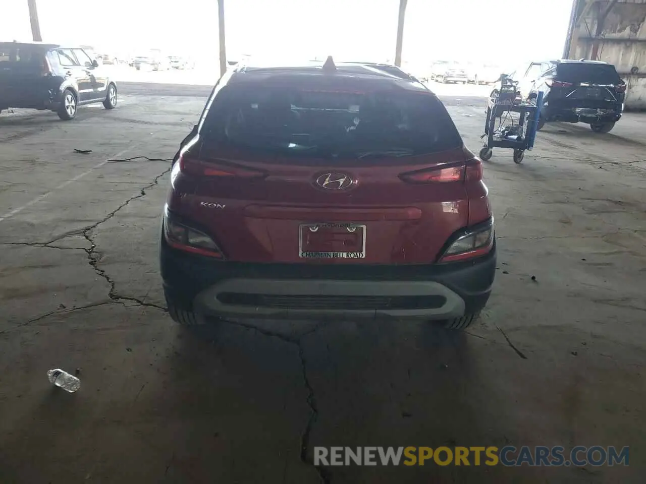 6 Photograph of a damaged car KM8K22AB2NU877731 HYUNDAI KONA 2022