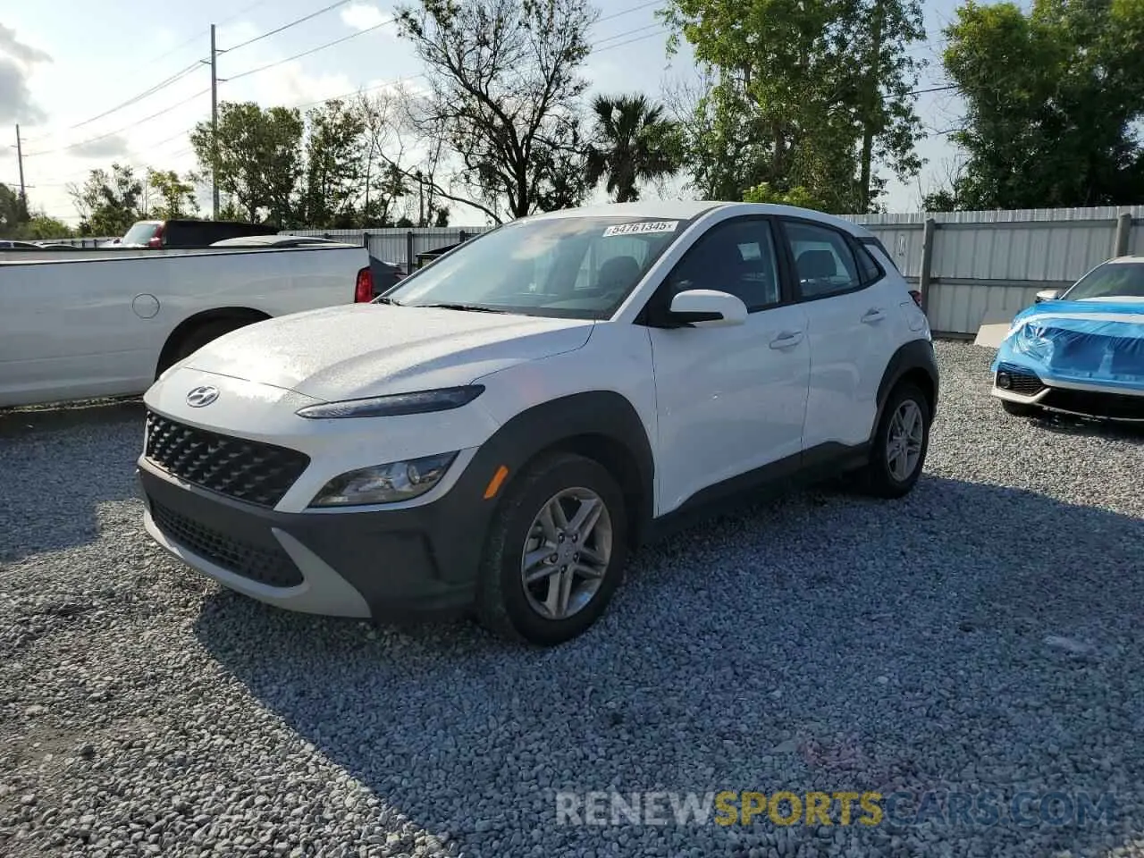 1 Фотография поврежденного автомобиля KM8K22AB4NU767201 HYUNDAI KONA 2022
