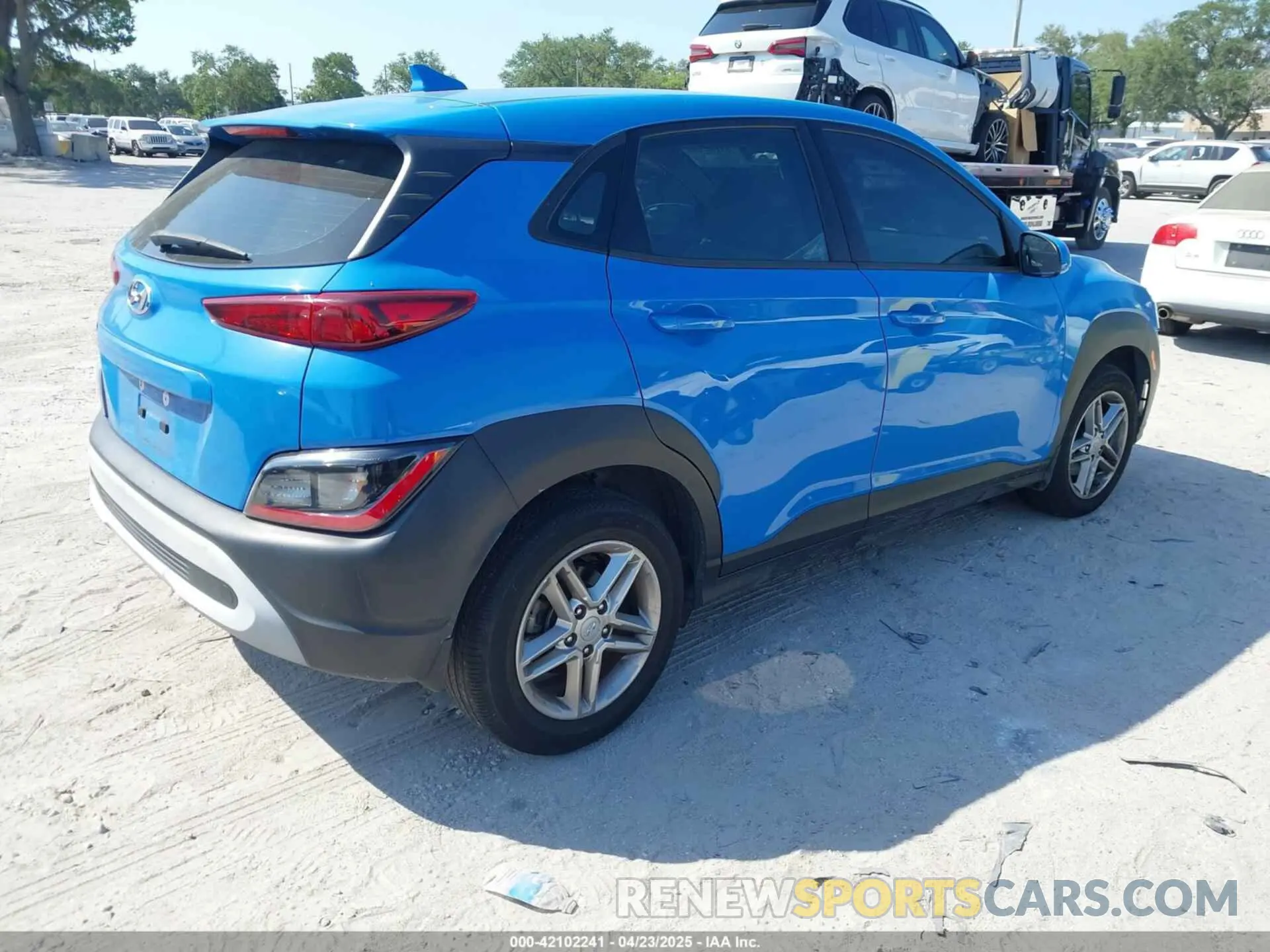 4 Photograph of a damaged car KM8K22AB4NU867038 HYUNDAI KONA 2022