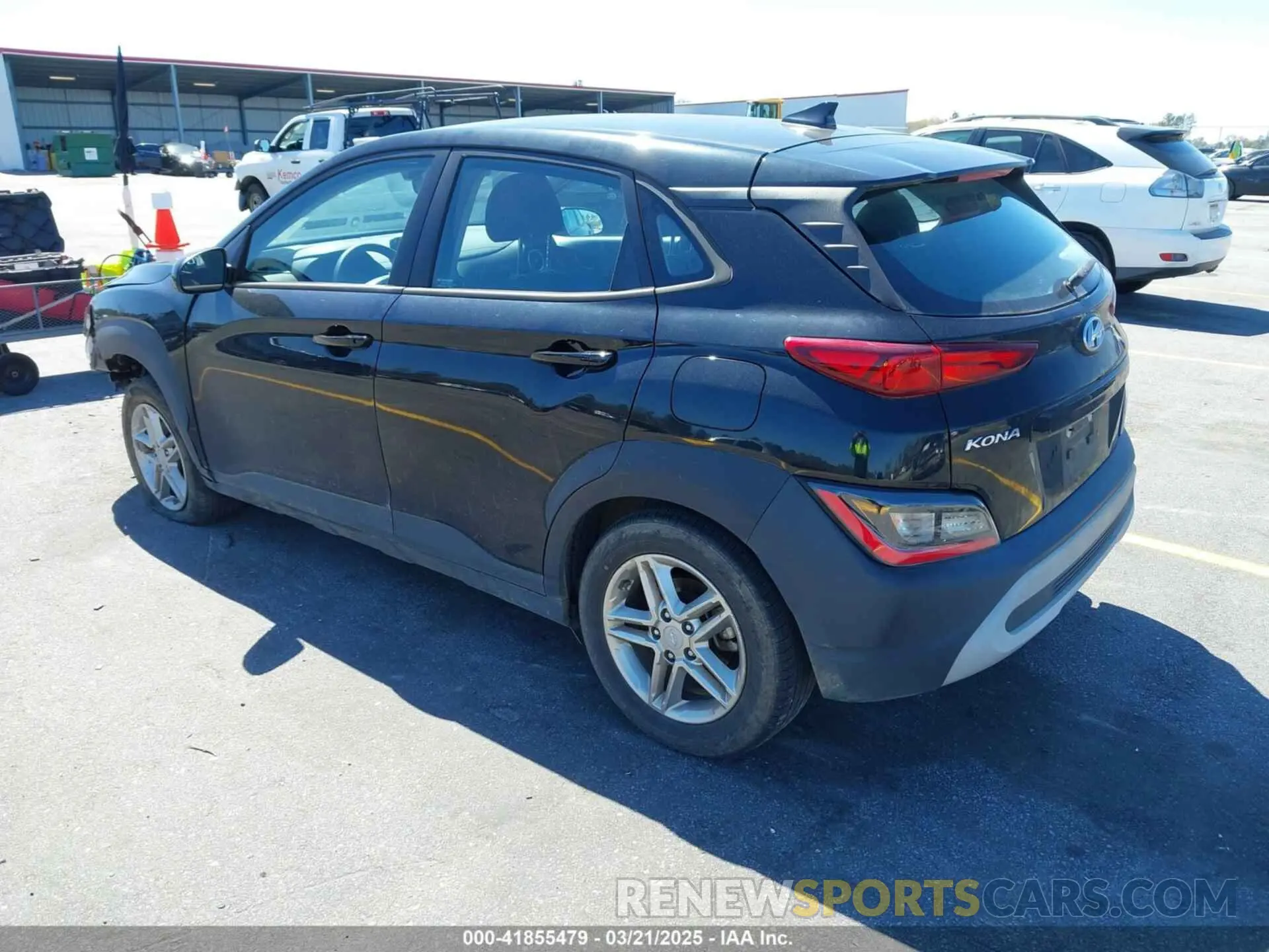3 Photograph of a damaged car KM8K22AB5NU769474 HYUNDAI KONA 2022
