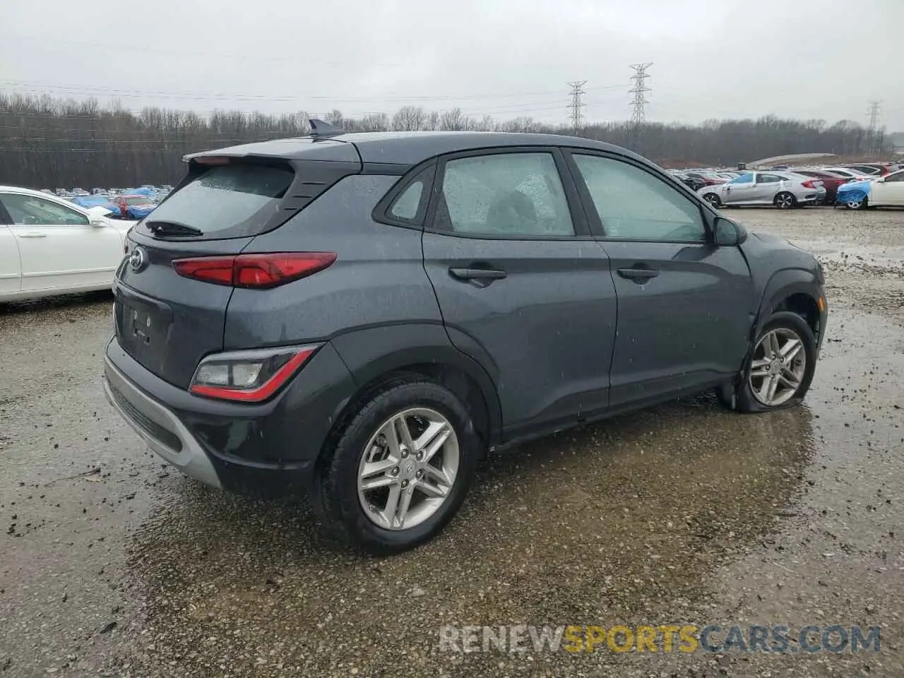 3 Photograph of a damaged car KM8K22AB6NU763750 HYUNDAI KONA 2022
