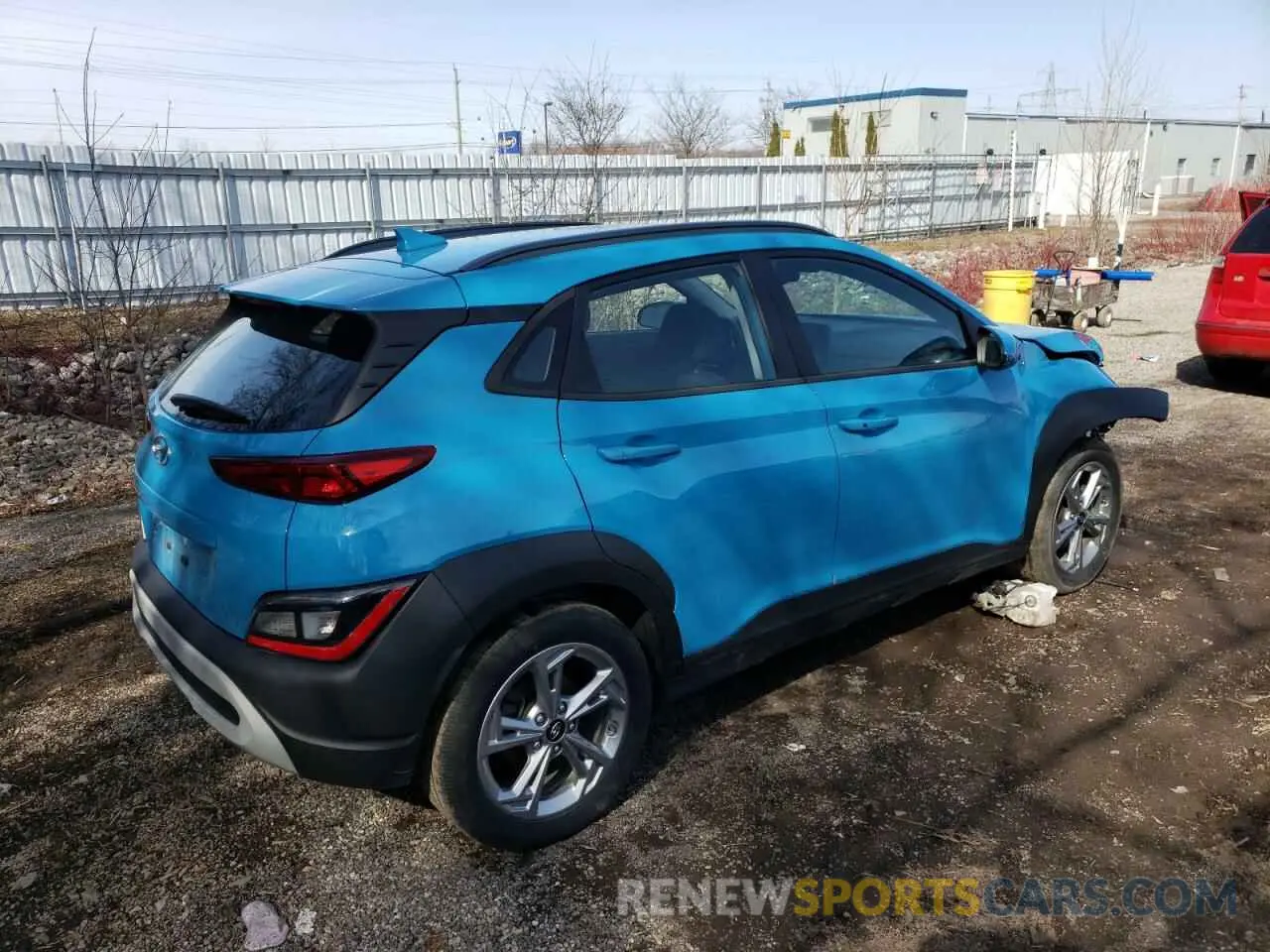 3 Photograph of a damaged car KM8K22AB6NU810548 HYUNDAI KONA 2022