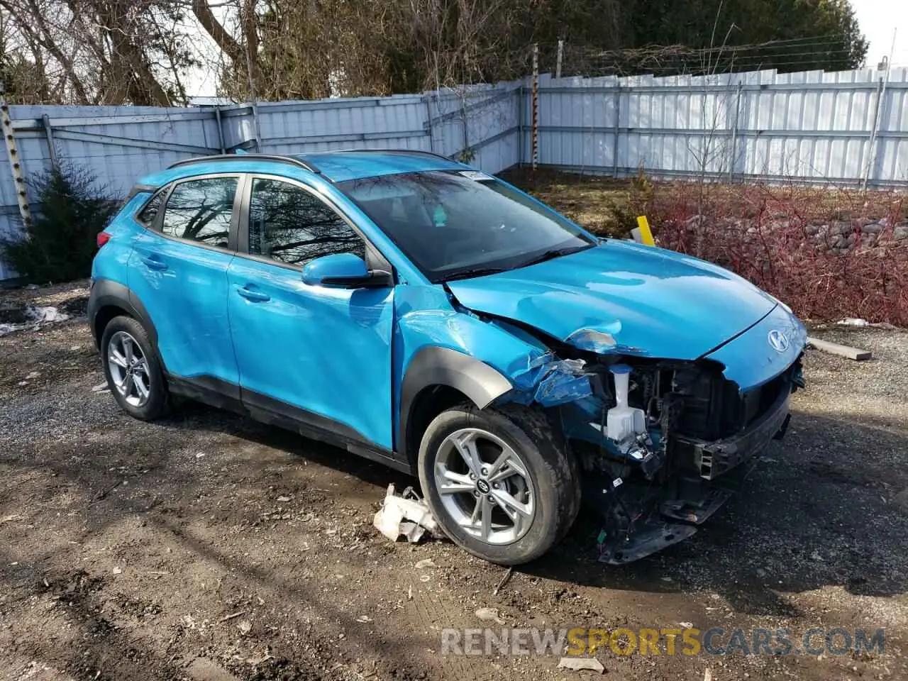 4 Photograph of a damaged car KM8K22AB6NU810548 HYUNDAI KONA 2022