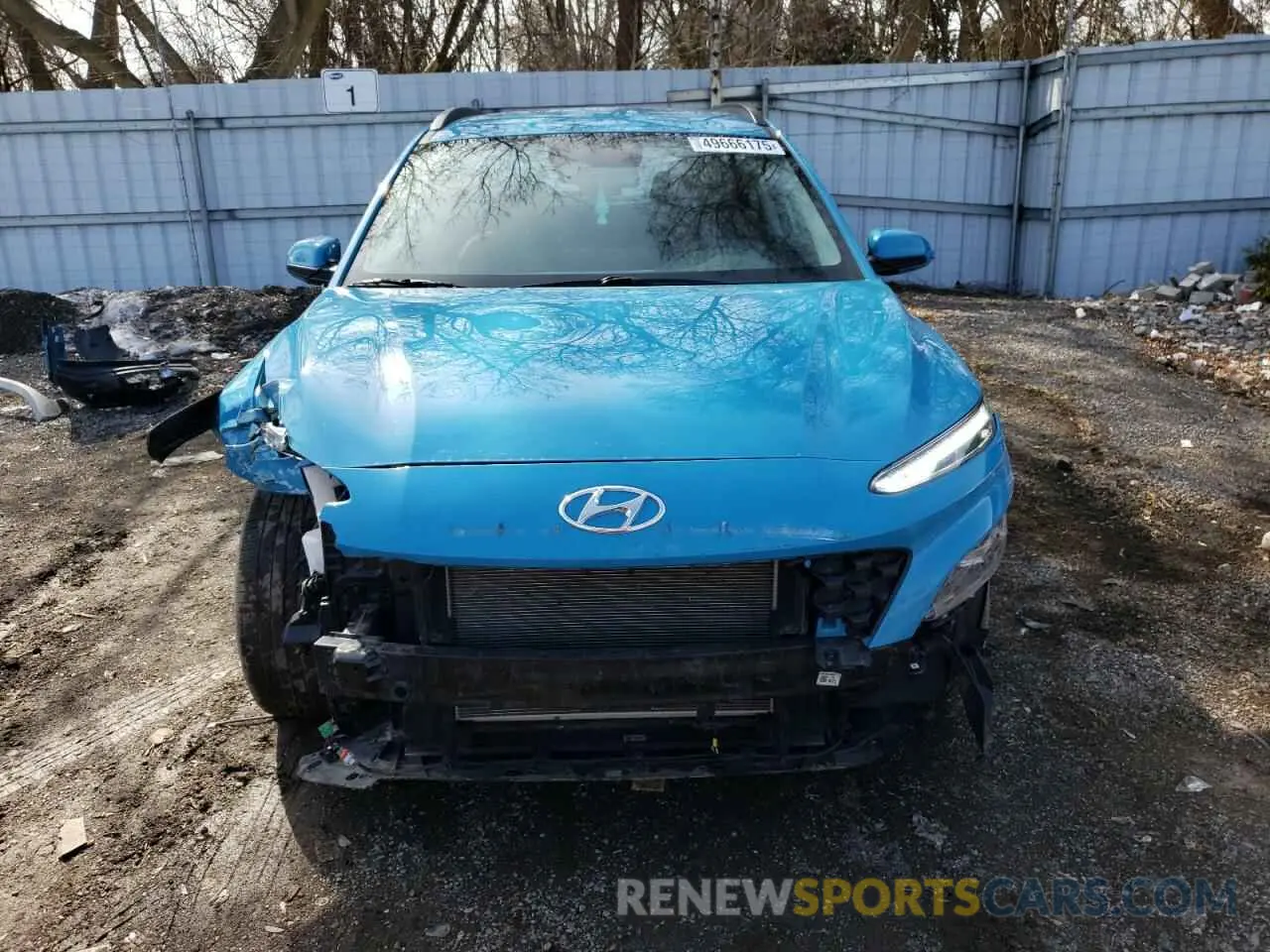 5 Photograph of a damaged car KM8K22AB6NU810548 HYUNDAI KONA 2022