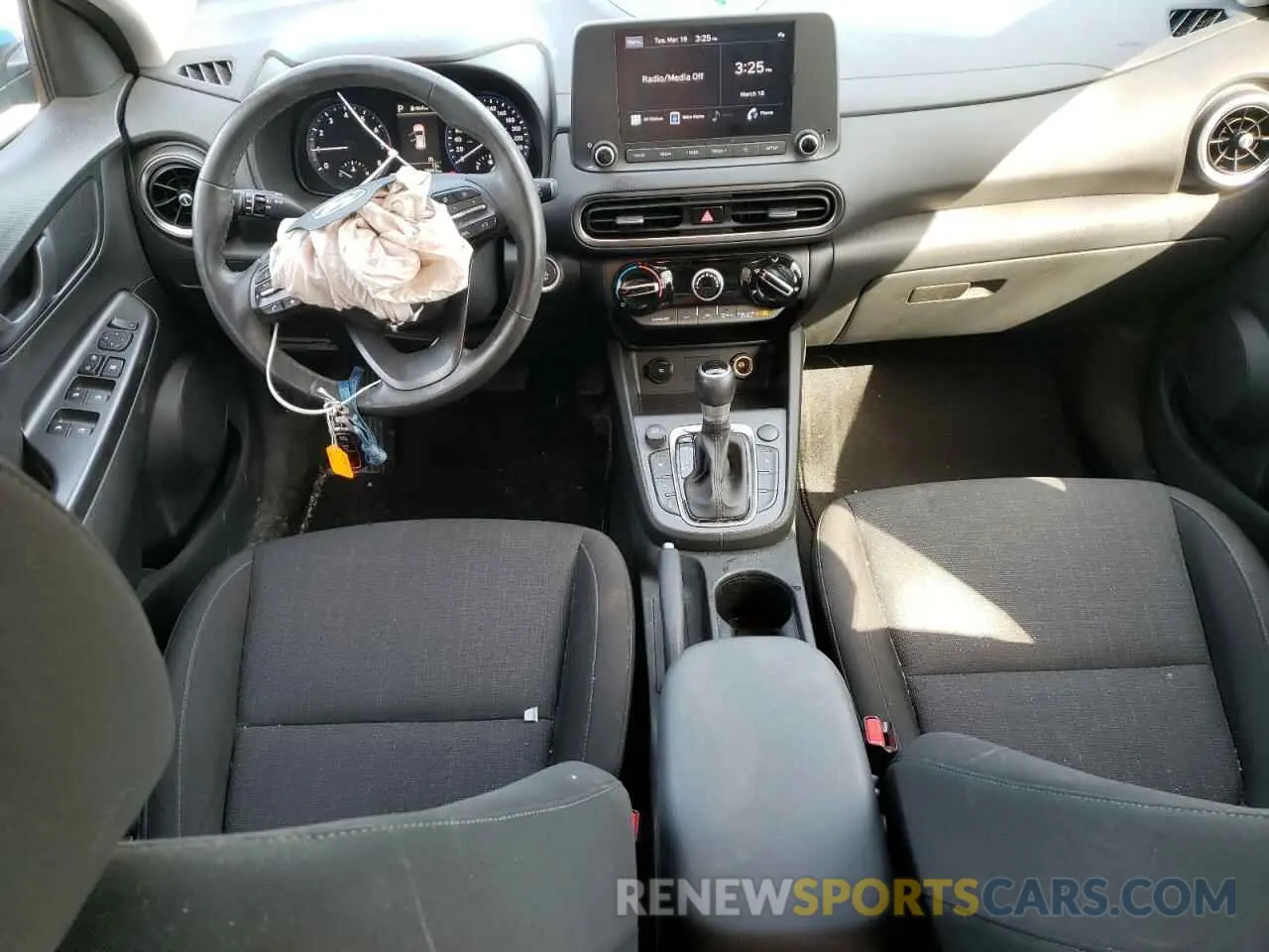 8 Photograph of a damaged car KM8K22AB6NU810548 HYUNDAI KONA 2022