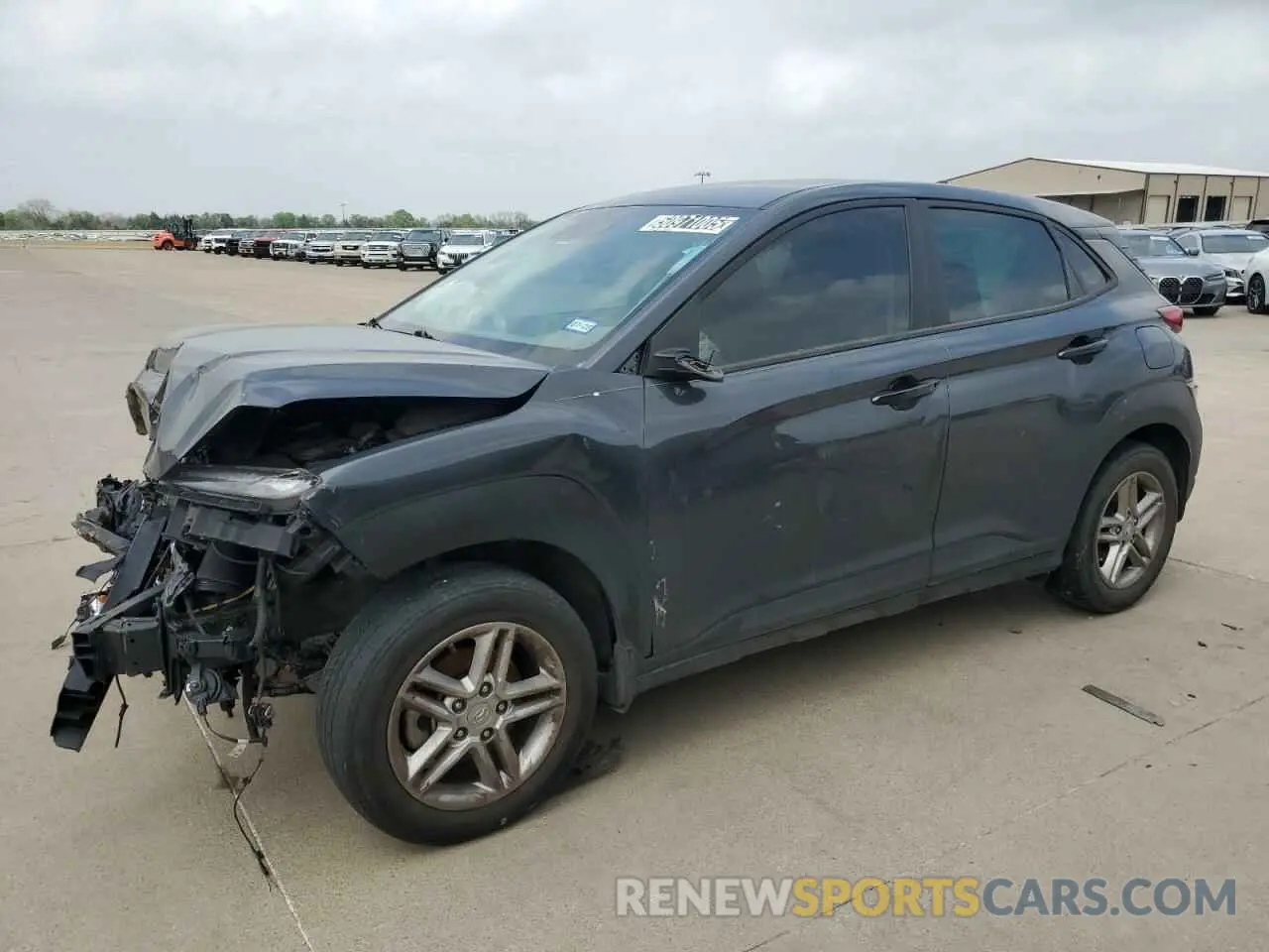 1 Photograph of a damaged car KM8K22AB6NU818763 HYUNDAI KONA 2022