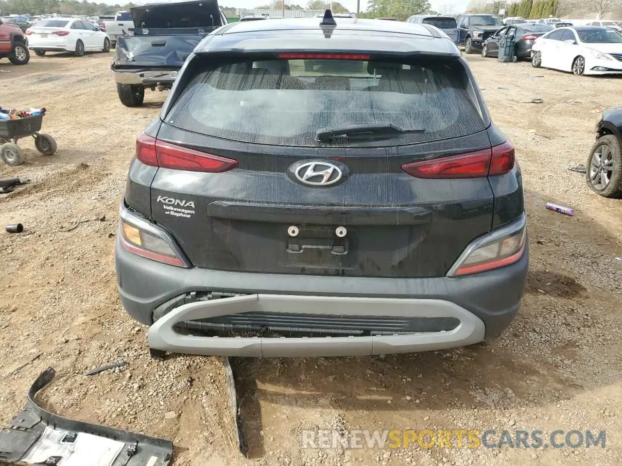 6 Фотография поврежденного автомобиля KM8K22AB9NU820068 HYUNDAI KONA 2022